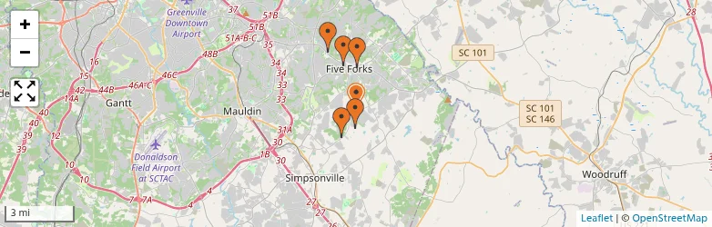 Related schools map