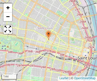 Map of Montessori Lab School at Grand Center