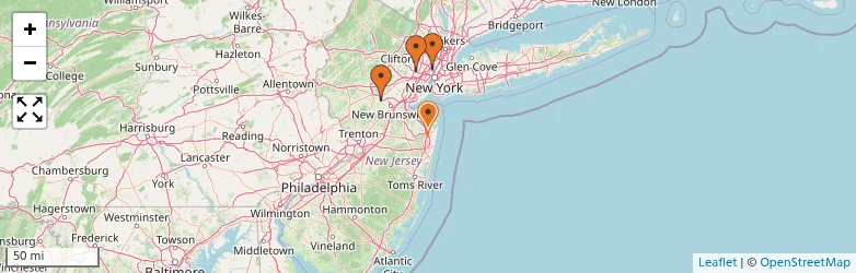 Related schools map