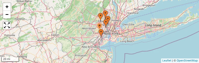 Related schools map