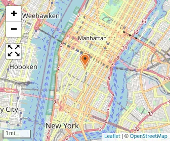 Map of The Montessori Schools in Flatiron and SoHo