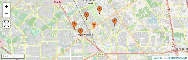Related schools map