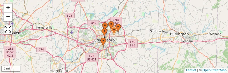 Related schools map