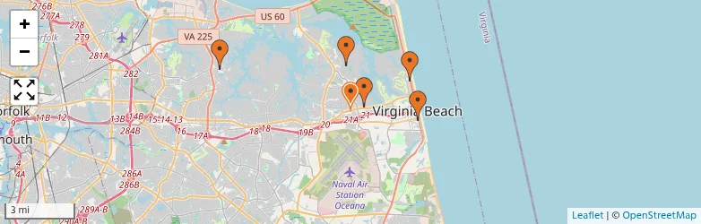 Related schools map