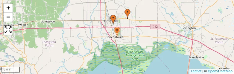 Related schools map