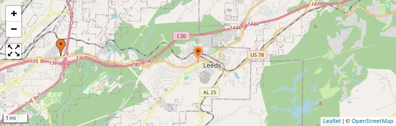 Related schools map