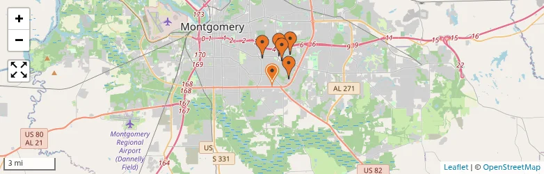 Related schools map