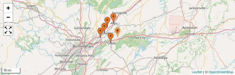 Related schools map