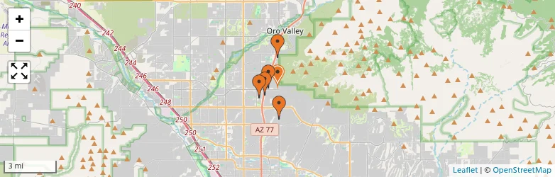 Related schools map