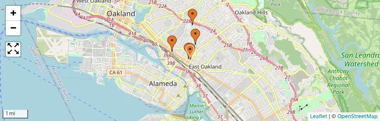 Related schools map