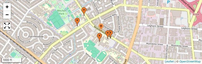 Related schools map