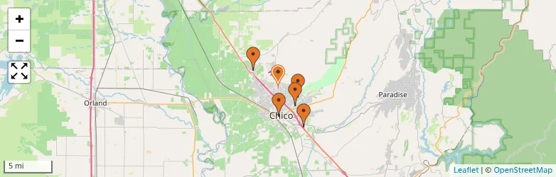 Related schools map