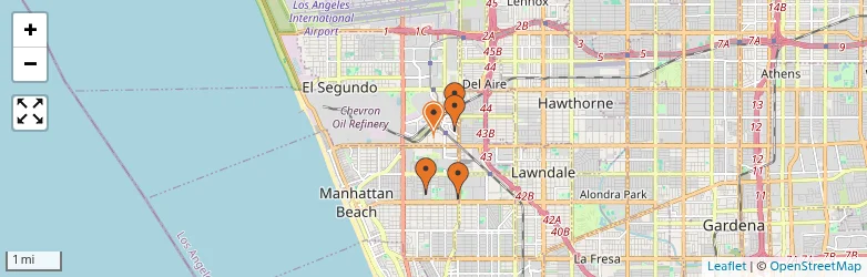 Related schools map