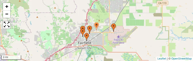 Related schools map