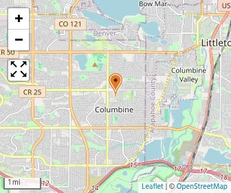 Map of Front Range Christian Junior/senior High School