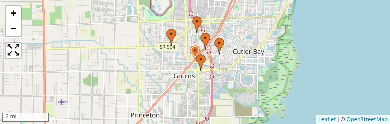 Related schools map