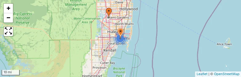Related schools map