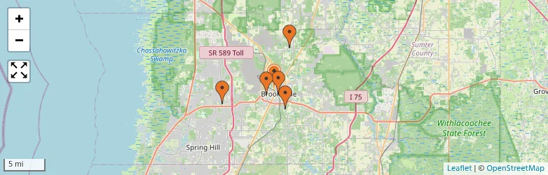 Related schools map