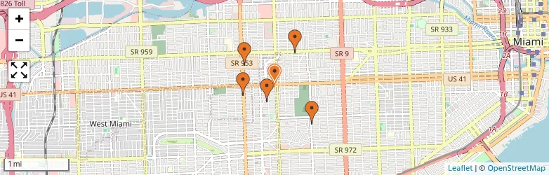 Related schools map