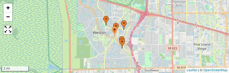 Related schools map