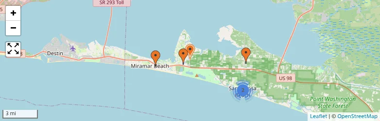 Related schools map