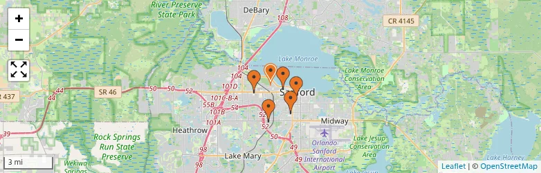 Related schools map