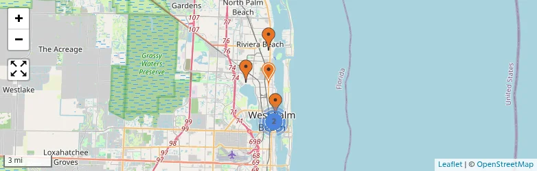 Related schools map