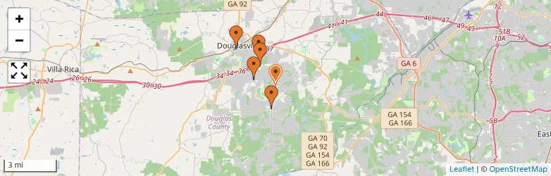 Related schools map