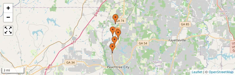 Related schools map