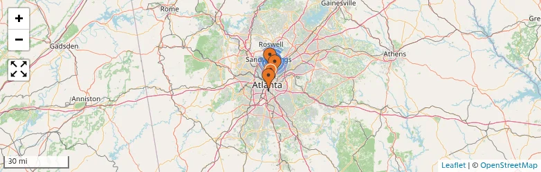 Related schools map