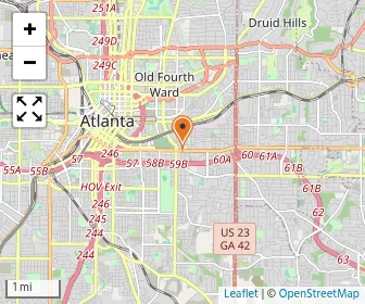 Map of The New School Atlanta