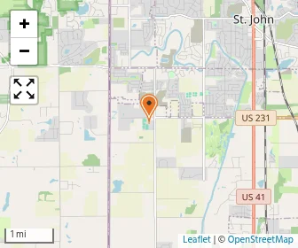 Map of Illiana Christian High School