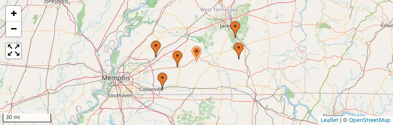 Related schools map