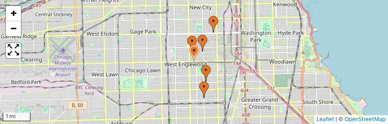 Related schools map
