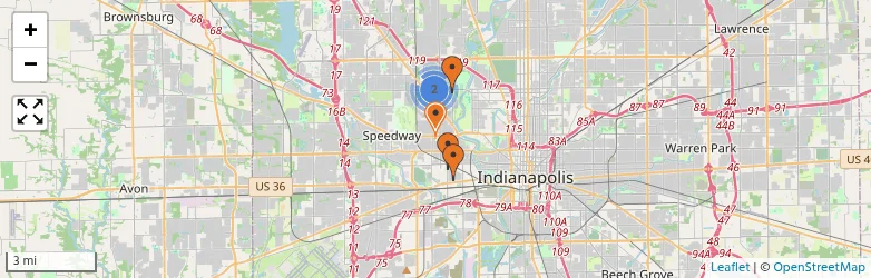 Related schools map
