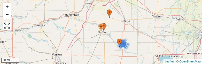 Related schools map