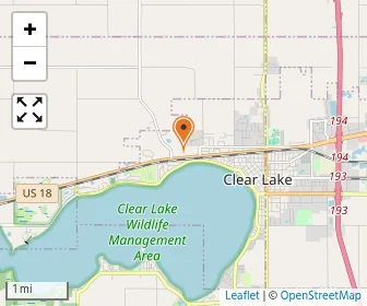 Map of Clear Lake Classical
