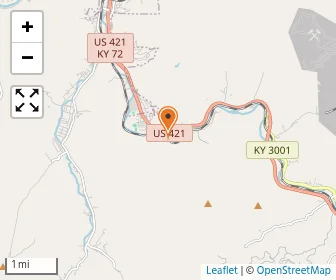 Map of Appalachian Challenge Academy