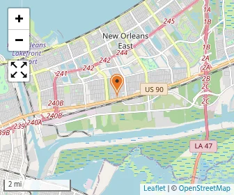 Map of Conquering Word Christian Academy Eastbank