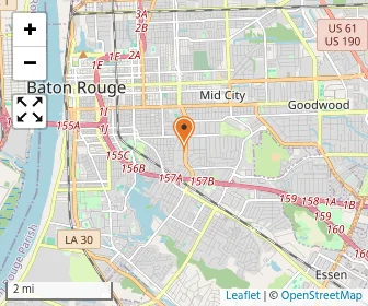 Map of Diocese Of Baton Rouge Special Education Program