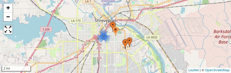 Related schools map