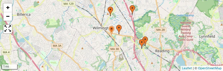 Related schools map