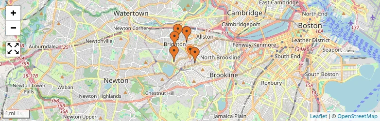 Related schools map