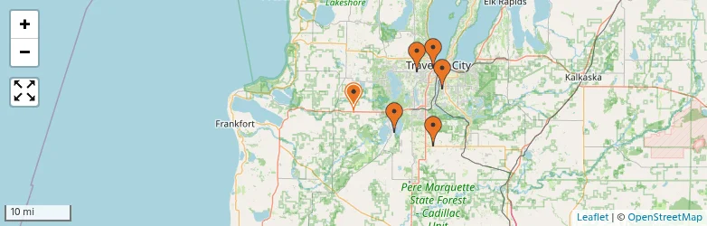 Related schools map