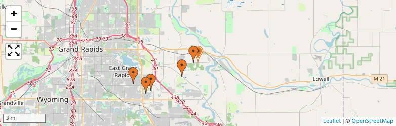 Related schools map