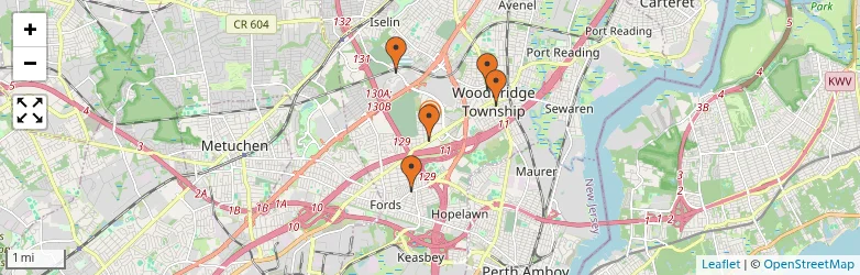 Related schools map