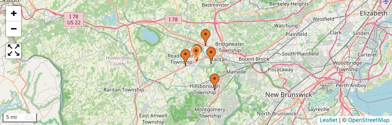 Related schools map