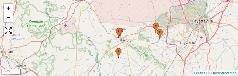 Related schools map