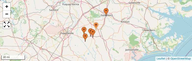 Related schools map