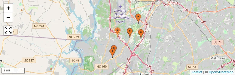Related schools map